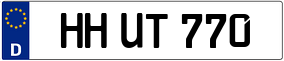 Truck License Plate